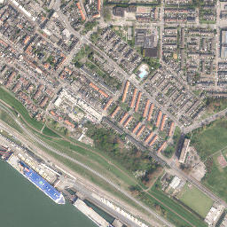 Hoek van Holland map(satellite map)