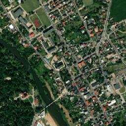 Uniejów map(satellite map)
