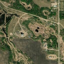 Preeceville map(satellite map)