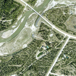 Alberta 587, James River Bridge, AB T0M 1C0 High Resolution Satellite Map