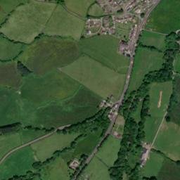 A470, Brecon Beacons National Park, Brecon High Resolution Satellite Map