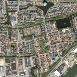 Capelle-West map(satellite map)
