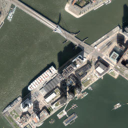 Kop van Zuid map(satellite map)