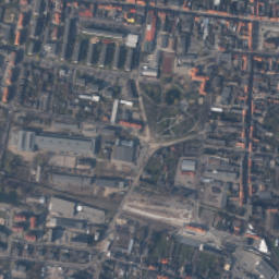 Pleszew map(satellite map)