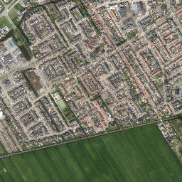 Nieuw-Lekkerland map(satellite map)