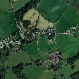 Aberglasney, Main Entrance (NE-bound, Unmarked) High Resolution Satellite Map