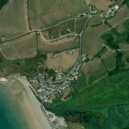 Pembrokeshire Coast National Park, Wood Hill, Haverfordwest,  High Resolution Satellite Map