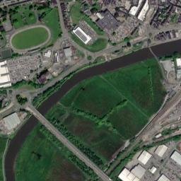 A40, Carmarthen, Carmarthenshire SA31 High Resolution Satellite Map