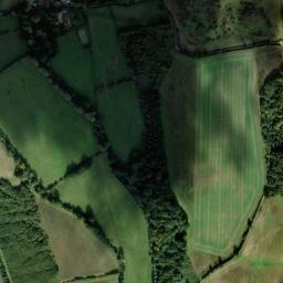 Satellite view of Three Lakes Golf Course