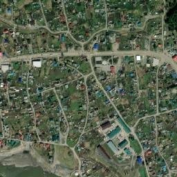 Manzherok map(satellite map)