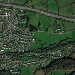 Govilon map(satellite map)