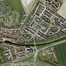 Goedereede map(satellite map)