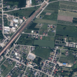 Rogów map(satellite map)