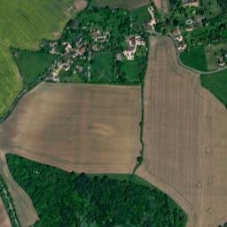 Noke, o/s Church (Unmarked), Oxford High Resolution Satellite Map