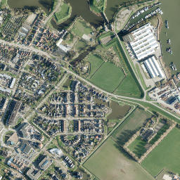 Woudrichem map(satellite map)