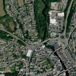 Haverfordwest, Pembrokeshire SA61, UK High Resolution Satellite Map