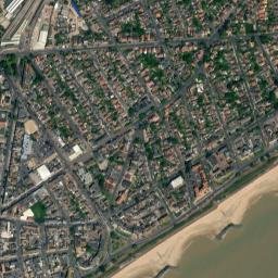Clacton-on-Sea map(satellite map)