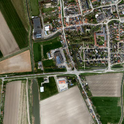 Piershil map(satellite map)
