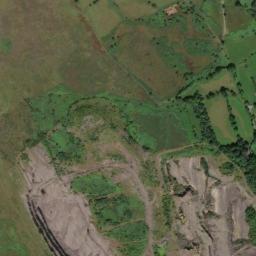 Satellite view of Morlais Castle Golf Club