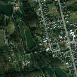 Błędów map(satellite map)