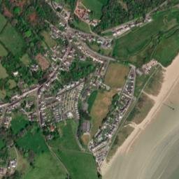 Llansteffan map(satellite map)