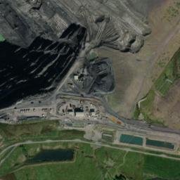 Merthyr Tydfil County Borough map(satellite map)