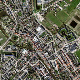 Strijen map(satellite map)