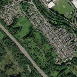 Abercanaid map(satellite map)