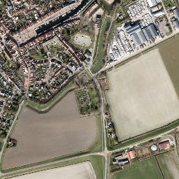 Brouwershaven map(satellite map)