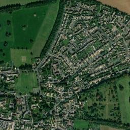 London Road, Fairford, Gloucestershire GL7 High Resolution Satellite Map