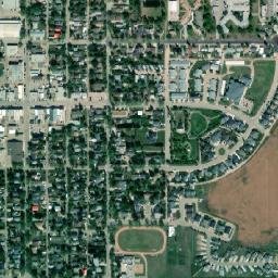 Three Hills map(satellite map)