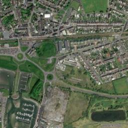 Burry Port map(satellite map)