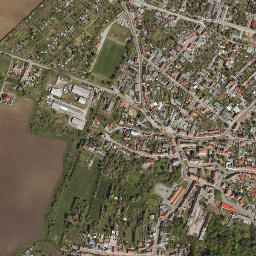 Gröbzig map(satellite map)