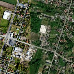 Ksawerów map(satellite map)