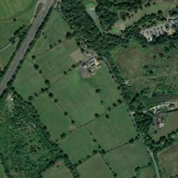Satellite view of Old Fold Manor Golf Course