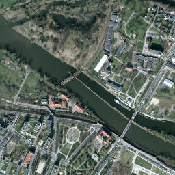 Powiat głogowski map(satellite map)
