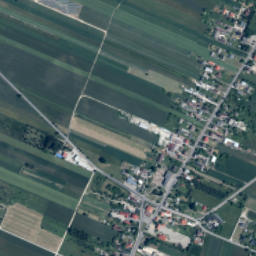 Budziszewice map(satellite map)