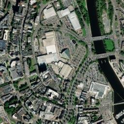 Swansea map(satellite map)