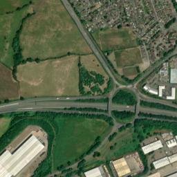 Wye Valley Link Road, Chepstow, Monmouthshire NP16, UK High Resolution Satellite Map