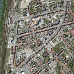 Bitterfeld-Wolfen map(satellite map)
