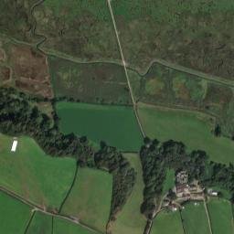 2 Council Houses, Landimore, Swansea High Resolution Satellite Map