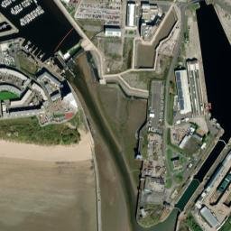 A48, Maritime Quarter, Swansea SA1, UK High Resolution Satellite Map