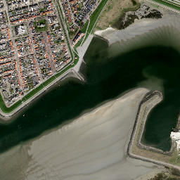 Sint Philipsland map(satellite map)