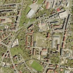 Żagań map(satellite map)