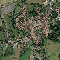 Uebigau map(satellite map)