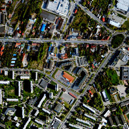Sieradz map(satellite map)