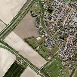 Nieuw-Vossemeer map(satellite map)