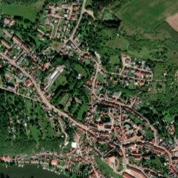 Wettin map(satellite map)