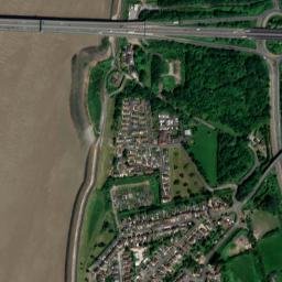 Severn Bridge, Severn Beach, South Gloucestershire, UK High Resolution Satellite Map