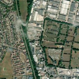 Satellite view of Garon Park Golf Complex